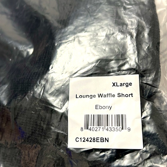 TAVI LOUNGE WAFFLE SHORTS BLACK NWT - Picture 9 of 9